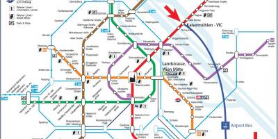 Peta Vienna s7 kereta api