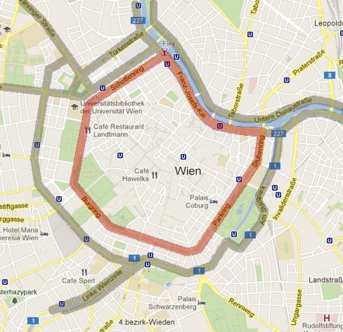 Vienna daerah 7 peta