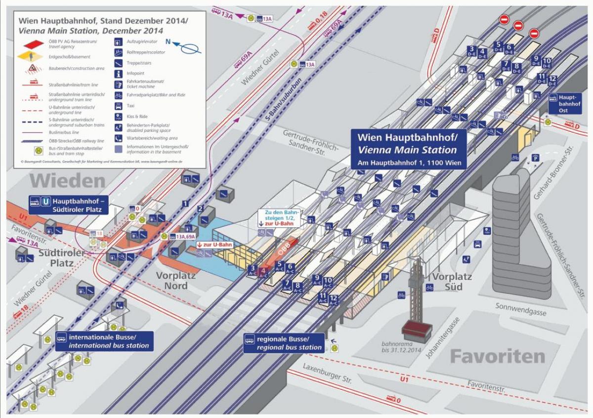 Peta Vienna hbf platform