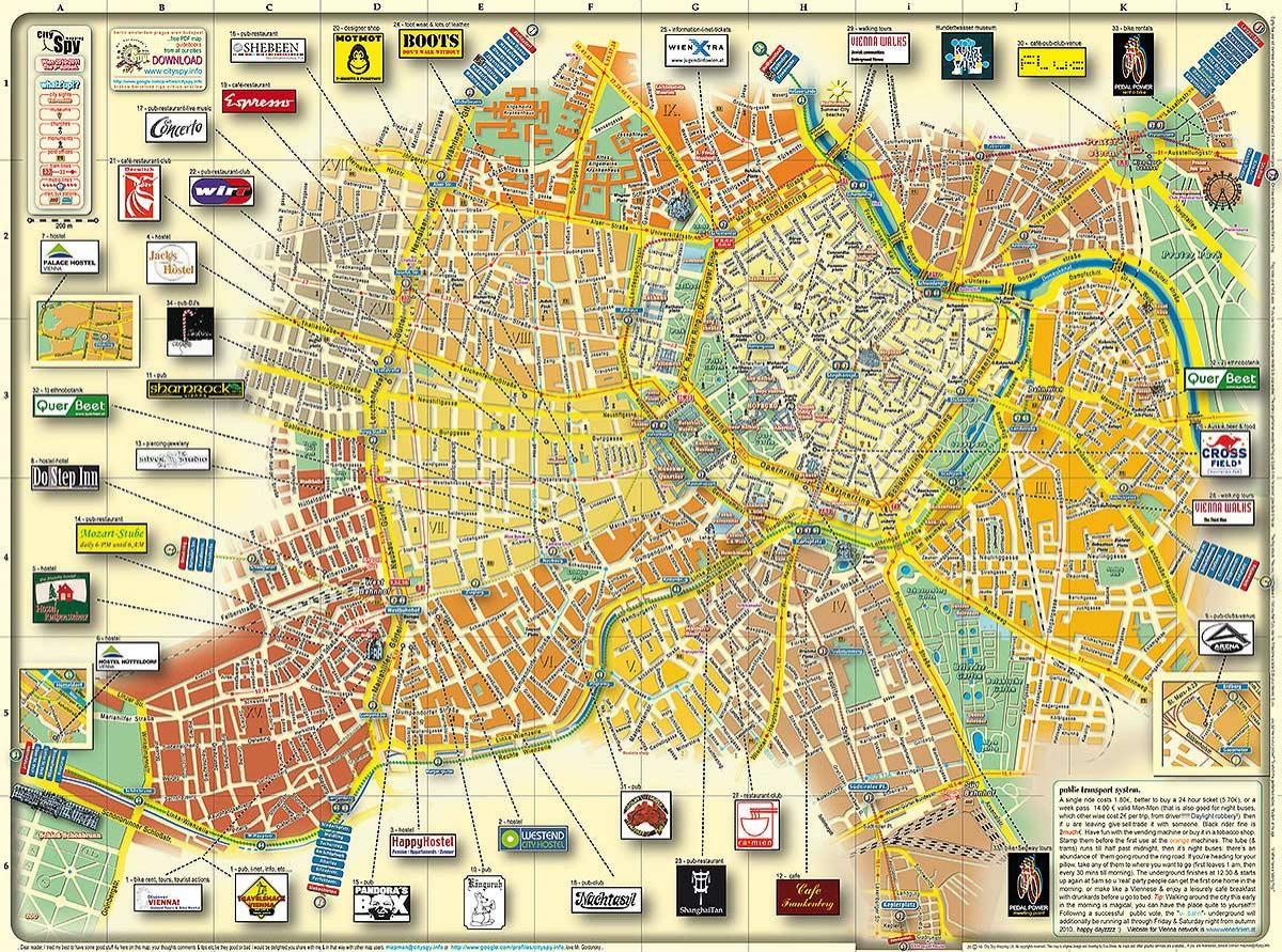 Vienna Austria peta bandar