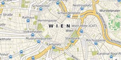Vienna peta aplikasi