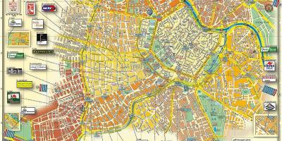 Peta yang menunjukkan Vienna