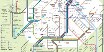 Peta Vienna s7 laluan